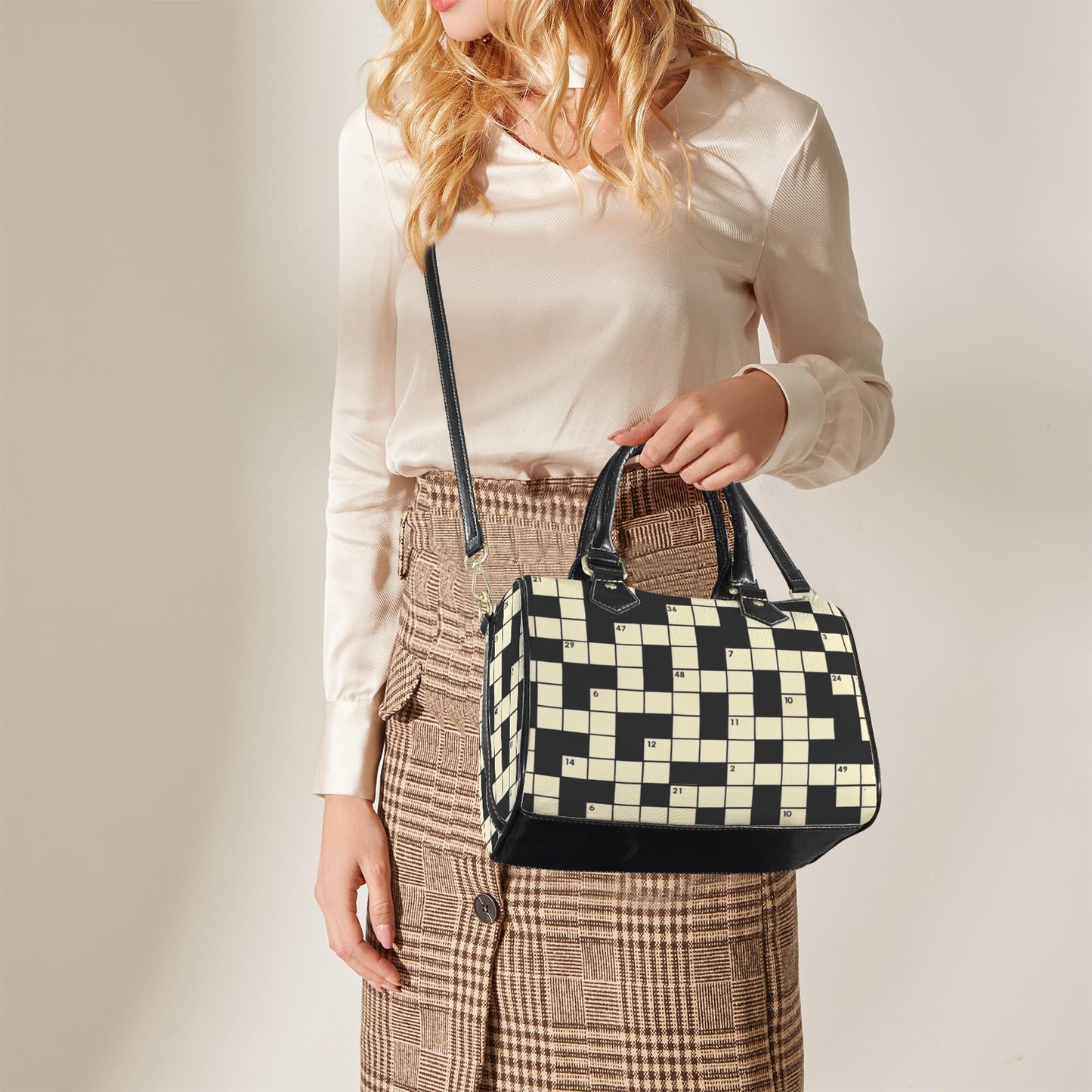 "Across and Down" Mini Travel Bag