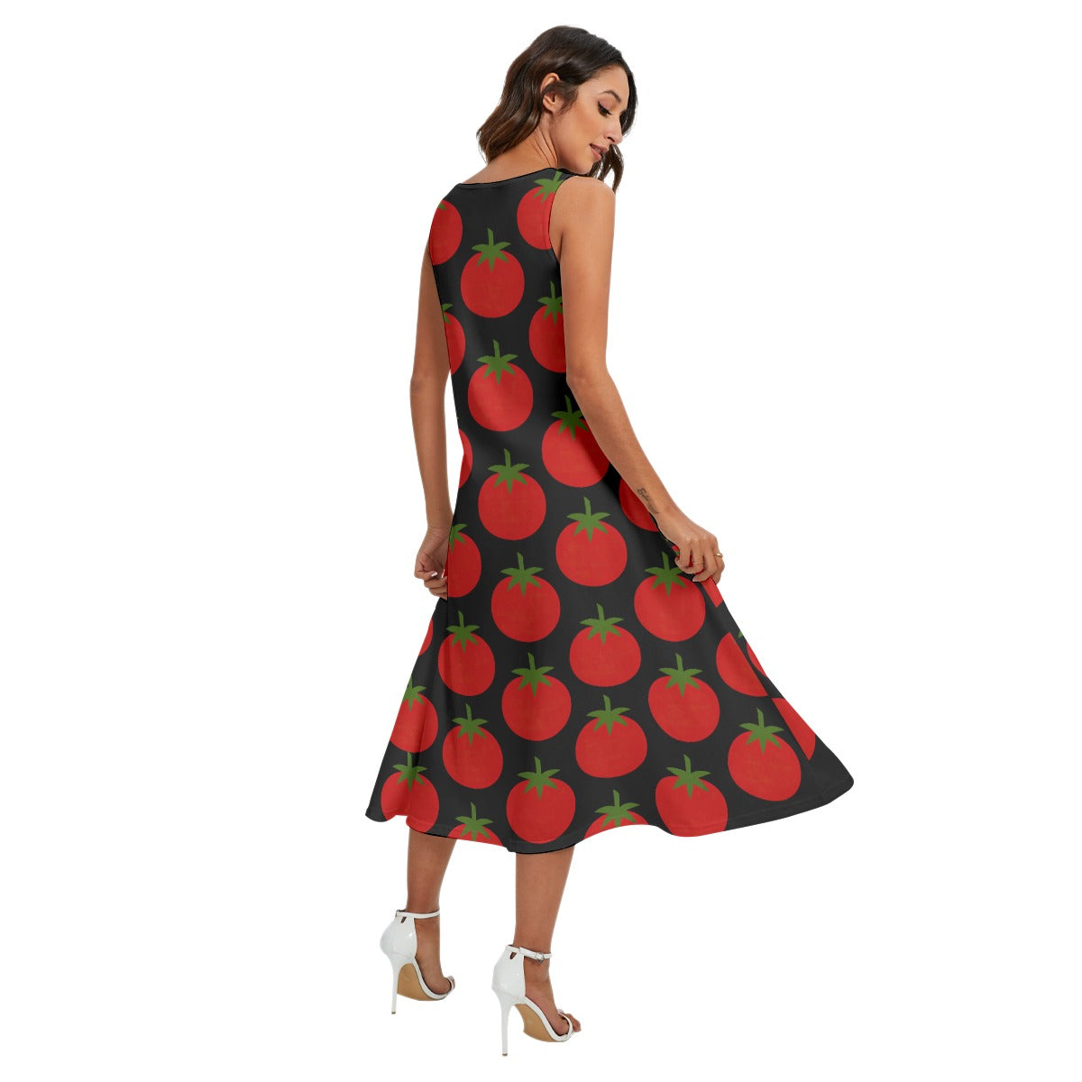 "Hot Tomato" Sleeveless Dressd with Pockets