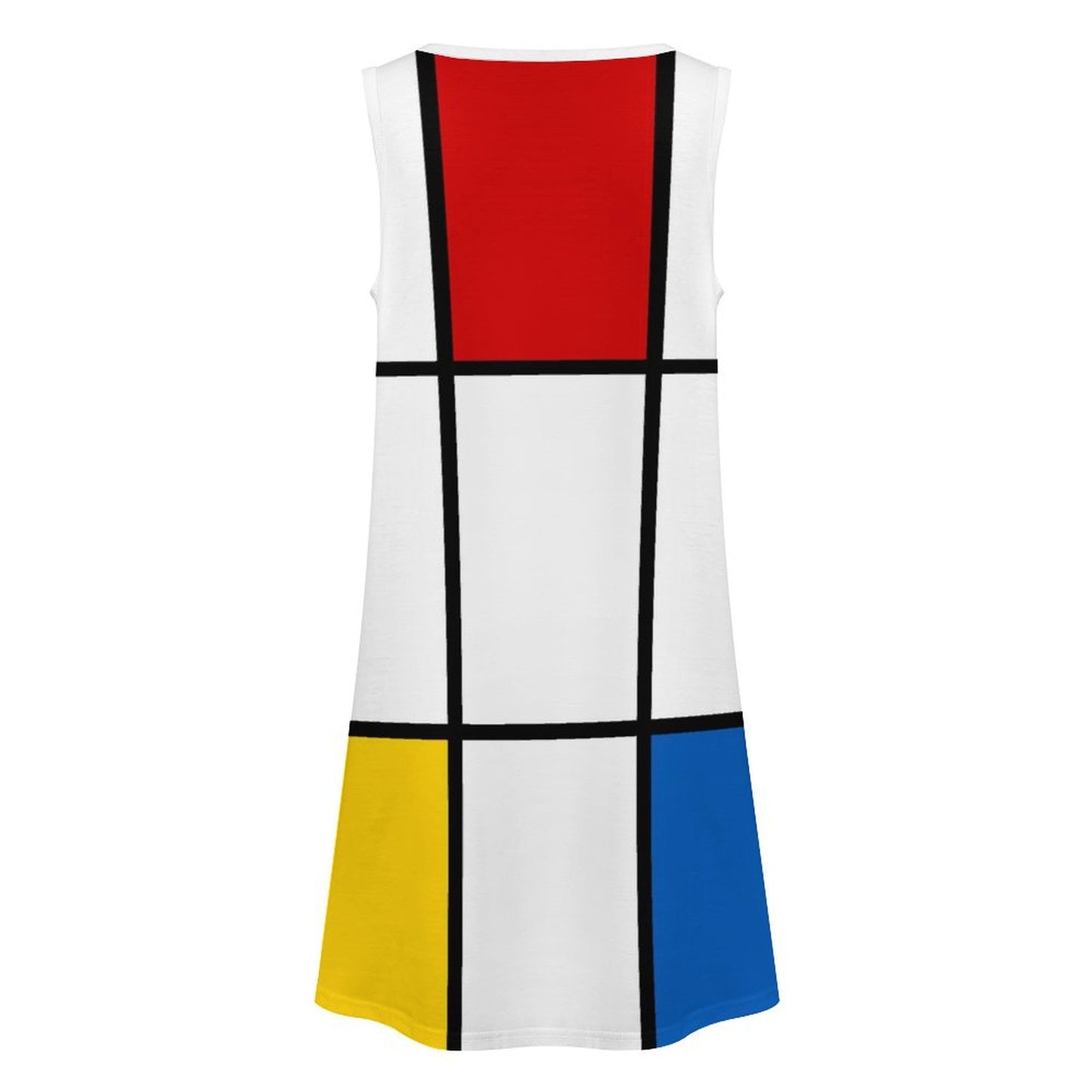 "Mod Blocks" Sleeveless Dress